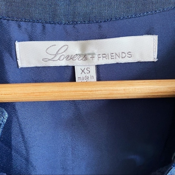 COPY - Lovers + Friends Waterfront Denim Lace Up Dress - Picture 6 of 6